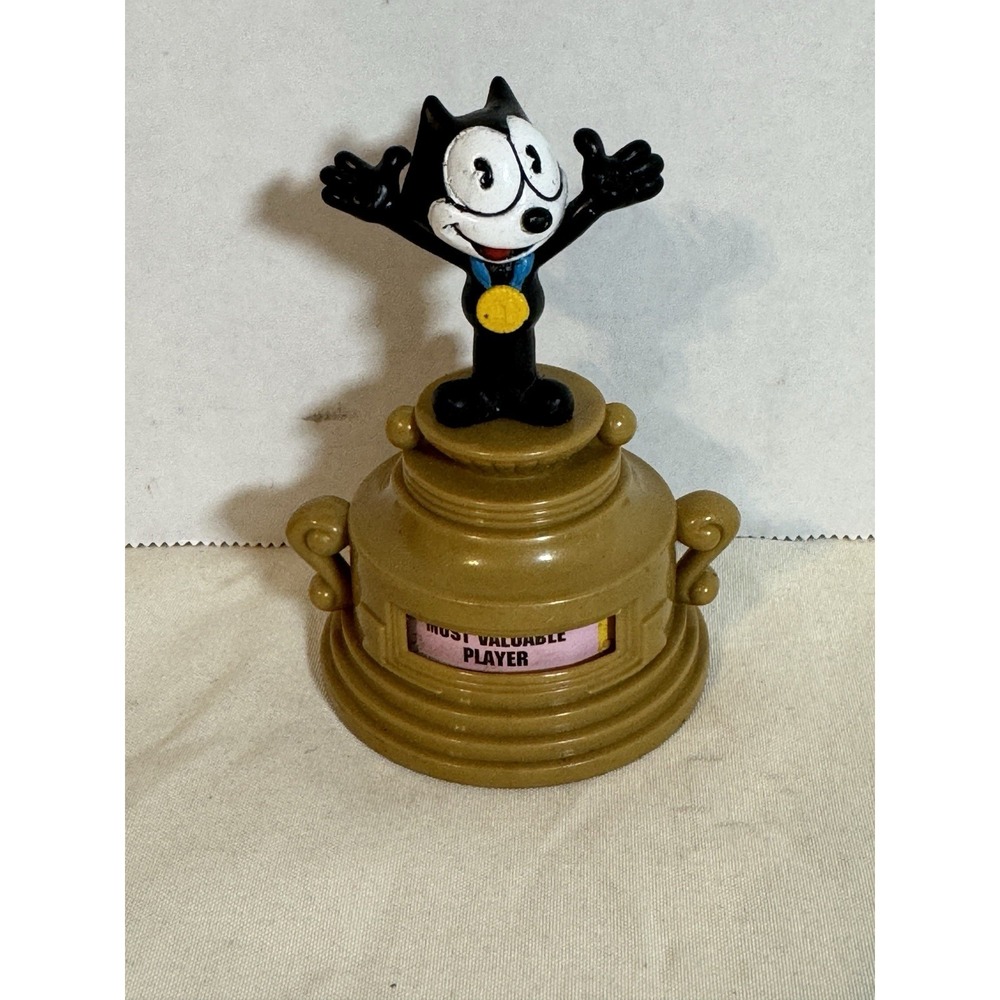 Felix The Cat MVP Trophy Spinner Award Vintage 1990s Toy Figure Coolest Cat